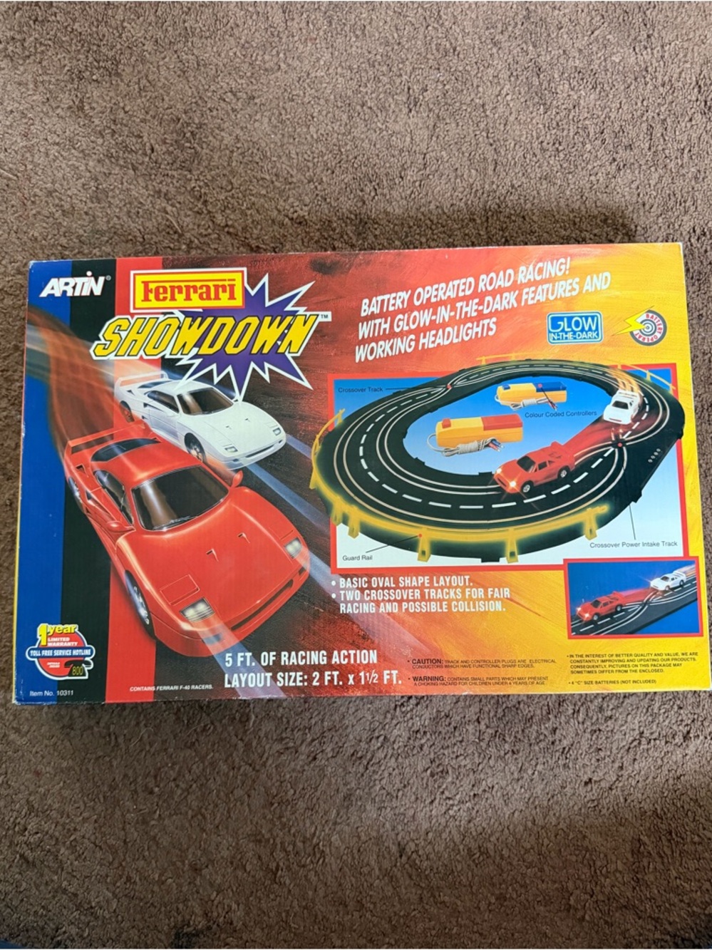 Vintage Artin Ferrari Showdown NIB